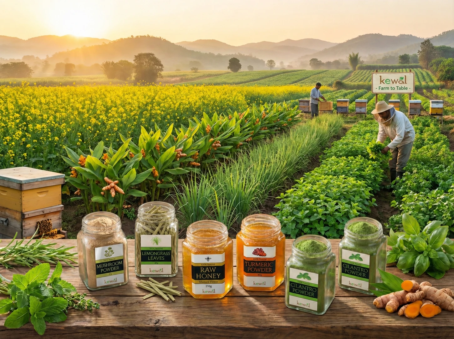 Farmers and producers connected with Kewal